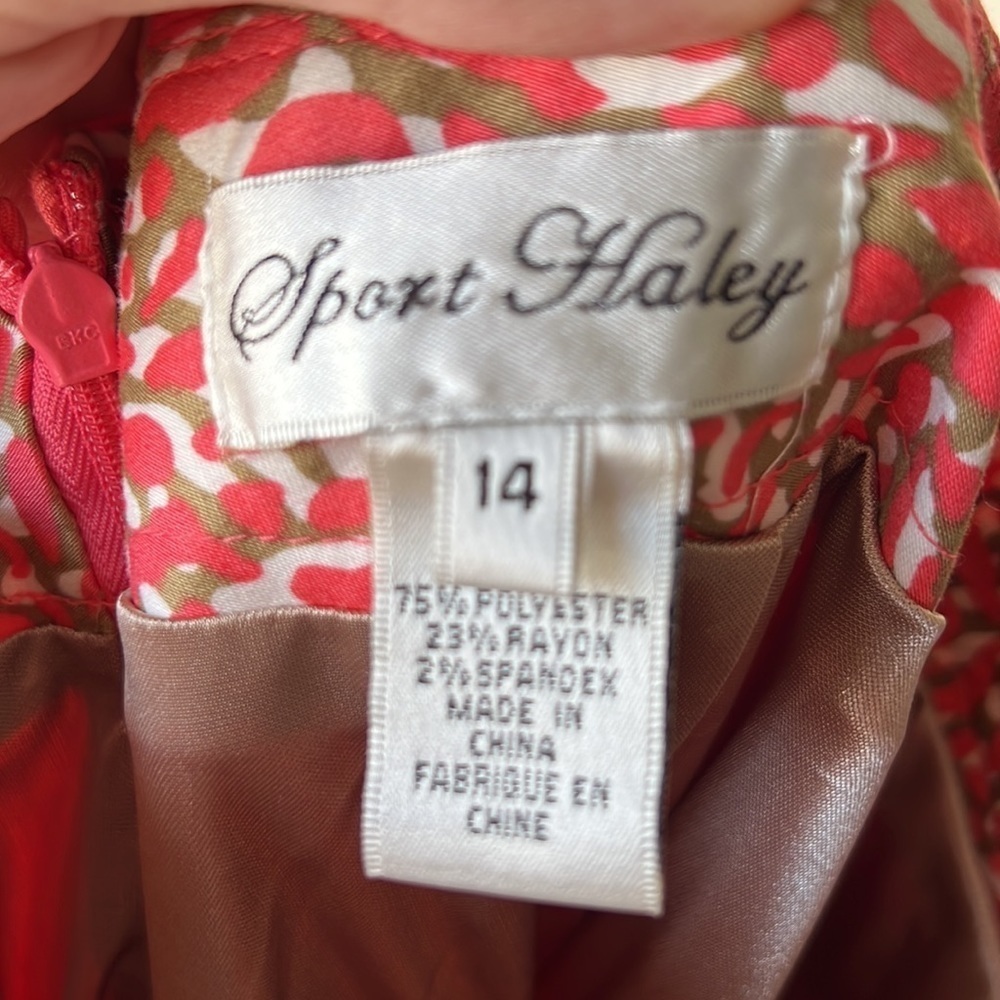 Vintage SPORT HALEY Coral Golf Skort with Pockets Size 14 - Picture 2 of 10